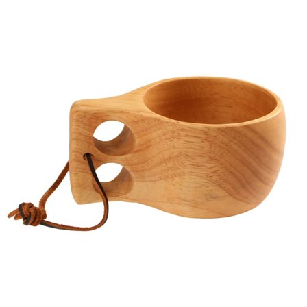 ØYO Hiking Wooden Cup eating utensils Brown OneSize