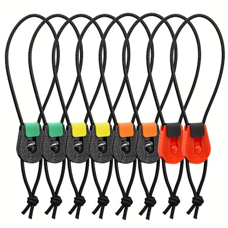 8 kpl SAMSFX Vavan Sidontaremmejä - Kestävät koukku- ja silmukkalenkkikiinnityksellä varustetut vavan vyöt joustavilla siteillä, yhteensopiva Casti [