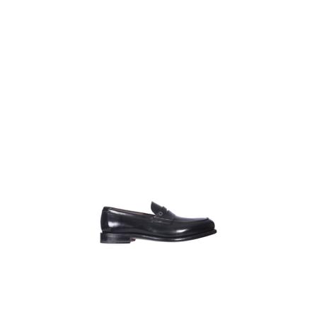 Salvatore Ferragamo Moccasin Theodore Sort, Herre Loafers, Størrelse: 43 EU