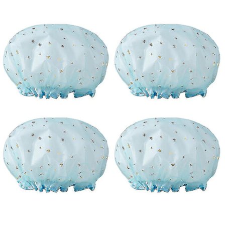 Stilful Satin Hårhætte, Blød Eva-Foret Brusehat