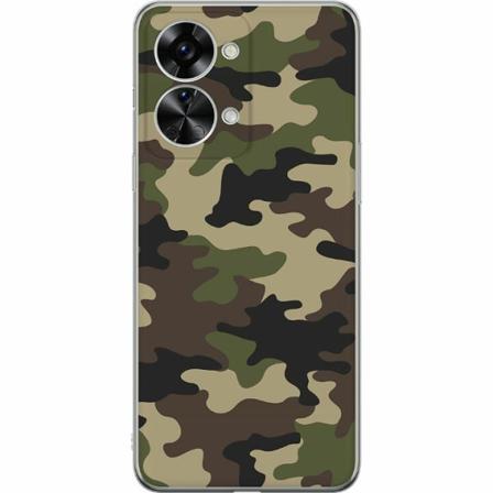 Oneplus Nord 2t Mjukt Skal - Woodland Camo