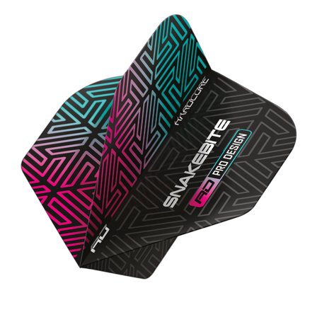 Peter Wright Snakebite Black & Rainbow Premium Standard