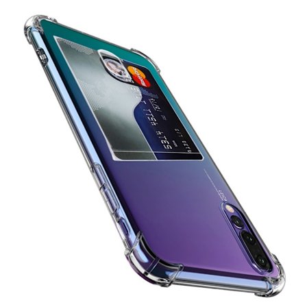 Huawei P20 Pro - Skal med Korthållare