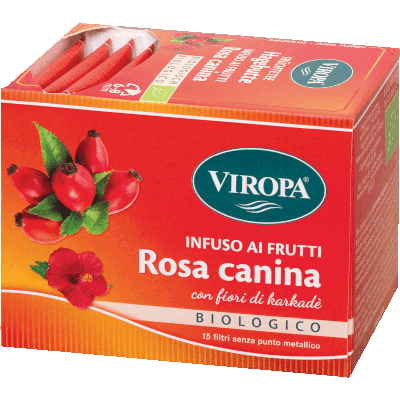 Viropa Infuso Ai Frutti Rosa Canina Bio 15 Filtri