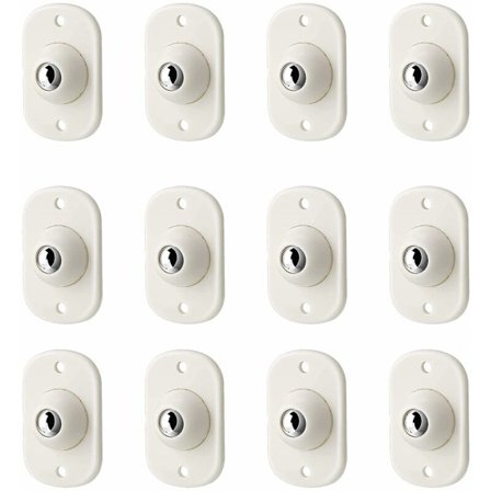 12 stk. selvklæbende 360 graders drejelige hjul, kuglehjul, kuglemøbelhjul, til små møbler