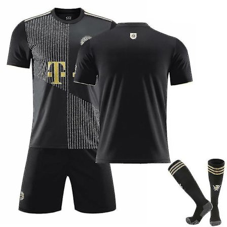 FC Bayern München Fodboldsæt til børn Fodboldtrøje Trænings-T-shirtdragt 21/22 - Lewandowski/Sane/Muller