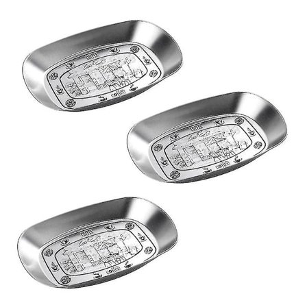 3 Pak Nordic Retro Lille Bakke Snacktallerken Hotel Bestik Pasta Tallerken