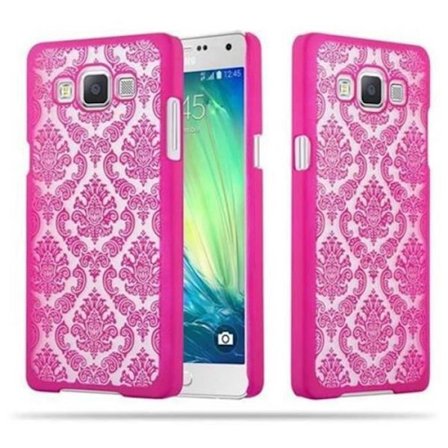 Cadorabo – Mandala Design Hard Cover Slim Case för > Samsung Galaxy A5 (5) - 2015 modell < – Henna Paisley Bumper Case in