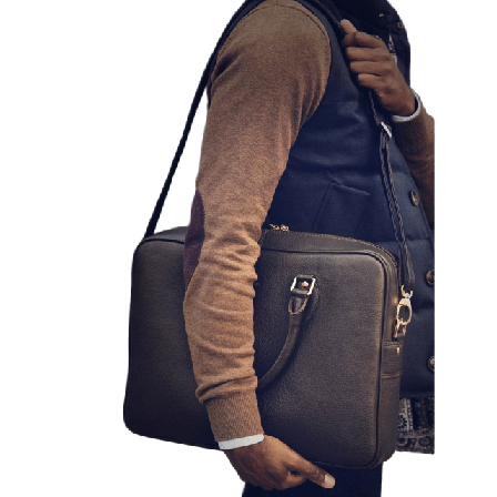 John Henric Laptop Bag Tony Väskor Herr Brun ONESIZE