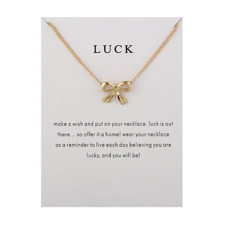 Gave Halskæde Guld Tour / Luck Chain Pendant