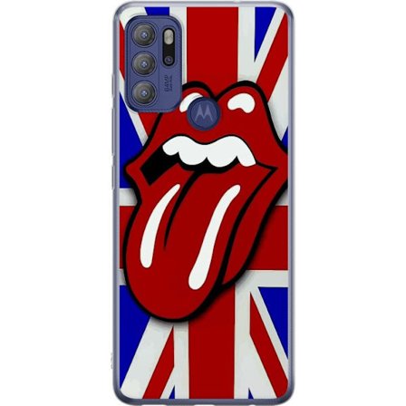 Motorola Moto G60S Gjennomsiktig deksel Rolling Tongue