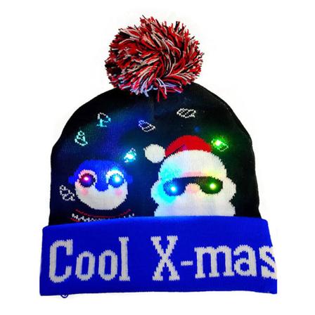 Vintermössa för Män och Kvinnor - Varma och Bekväma Stickade Mössor med Julmotiv