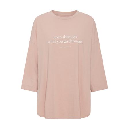 Moshi Moshi Mind Rose T-Shirt Pink, Dame T-shirts