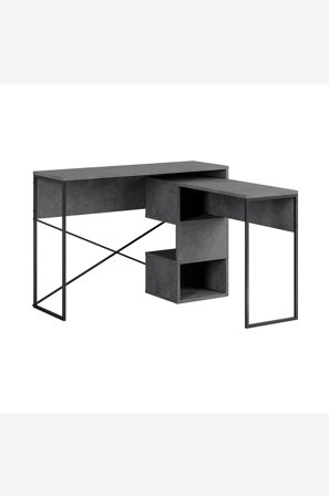 Homitis - Study Desk Badau - Grå - Skrivebord - Fra Homeroom