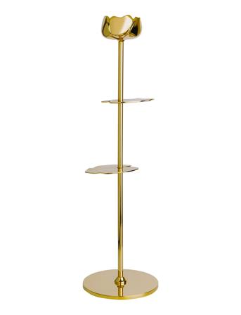 Candlestand Ninfea Alta, 35Cm Hilke Collection Gold