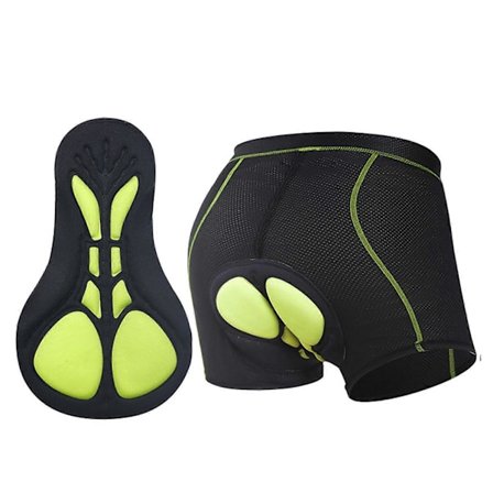 Cykkelshorts til mænd med 5D gel-polstring, undertøj MTB Mountainbike Cykelshorts