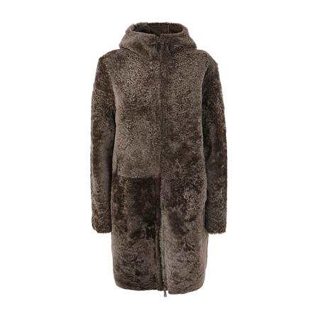 Giorgio Brato, Single-Breasted Coats Grijs, Dames, Maat:XS
