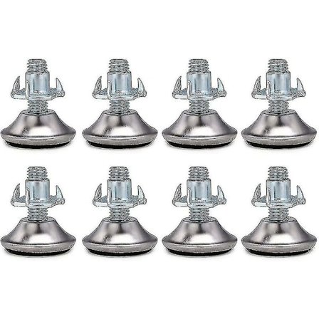 8 stk M8 X 30mm Justerbare Møbelben Høyde Justerbar Heavy Duty