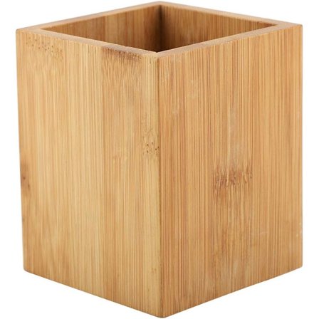 Bambupennhållare Kontorsförvaringslåda Kontorsskola Pennhållare Penna