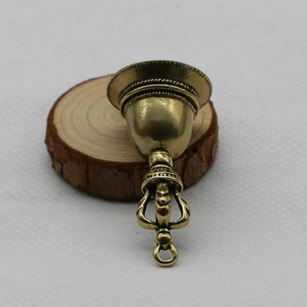 Messinkiä käsintehty painevalettu Drop Wind Bell Tiibetin pronssikello 5*2*2cm