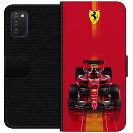 Yhteensopiva Lompakkokotelo Samsung Samsung Galaxy A03s Ferrari Formula 1 -auto ikonisessa punaisessa muotoilussa urheilullisella tarkkuudella