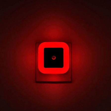 [4 kpl pakkaus] Punainen yövalo, LED-seinävalaisin hämärätunnistimella, automaattinen päälle/pois - täydellinen makuuhuoneeseen, lapsille ja 