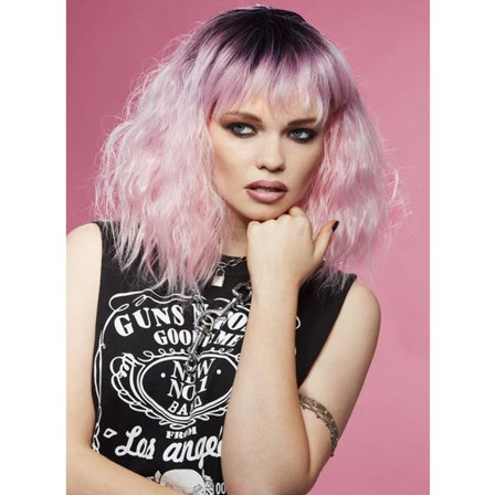 Love Kitten Trash Goddess -parykk, pudderrosa