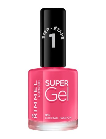 Rimmel Super Gel Nail Polish 032 Cocktail Passion - 12 ML
