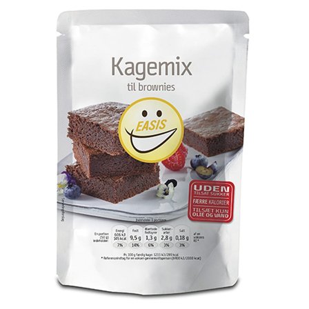 EASIS Brownies Kagemix 270 g, Helse & Madvarer, Bagning, Kagemix