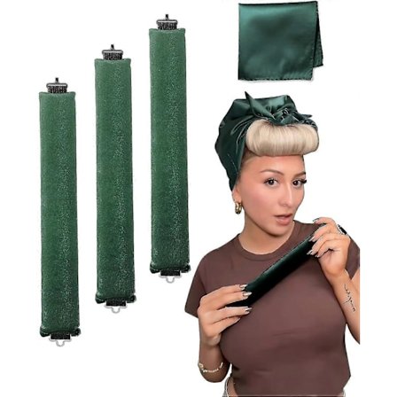 Lämpökihartimet Yökiharoihin Blowout-sauvat Panta Ei Lämpöä Kihartimet Hiusrullat Lyhyille Hiuksille Muotoilutyökalut - WELLNGS