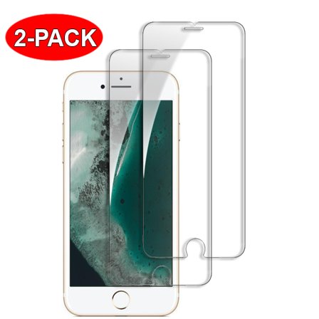 2-Pack - iPhone 7/8/SE (2020/2022) Härdat Glas Skärmskydd