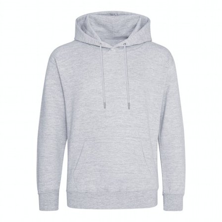 Awdis Mens Organic Hoodie L Grey Heather