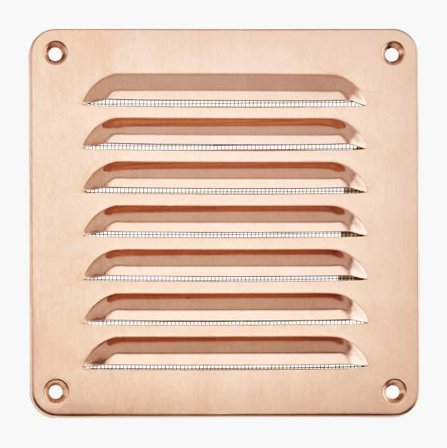 Biltema - Ventilasjonsgitter kobber 155 x 155 mm