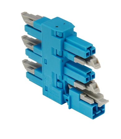 Wago 890-1907 Fördelningsblock 1xIN/5xUT, Anslutningsdon & kablar