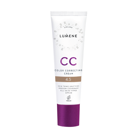 Lumene CC Color Correcting Cream SPF20, Farge 4.5, 30 ml
