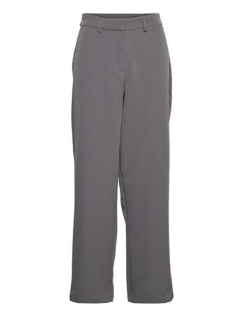 Vikamma Hw Tailored Wide Pant Grey Vila