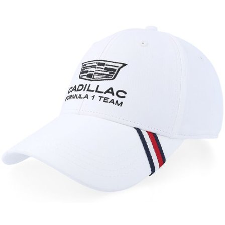 Tommy Hilfiger - Motor Vit adjustable Keps - Cadillac F1 Replica Cap White Adjustable @ Hatstore