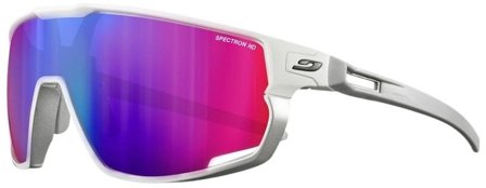 Julbo Rush Matt r Spectron Hd 3 White / Shiny Silve - Solbriller
