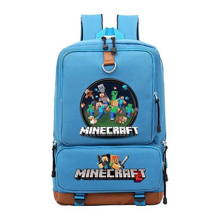Minecraft youth school waterproof Backpack