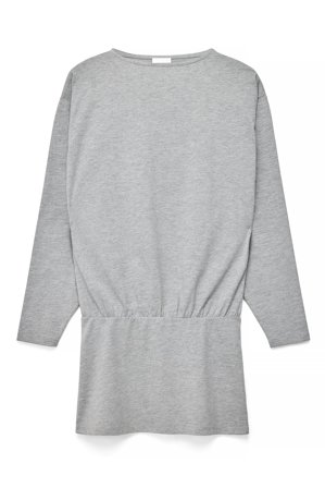 NA-KD Klänning med lager på lager - T-shirtklänningar - Grå - S