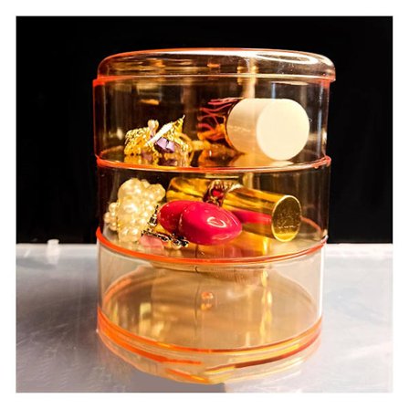 Smyckesförvaringsställ för skrivbord, stor kapacitet, smyckeskrin för lådor, skrivbord, resor, sovsalar