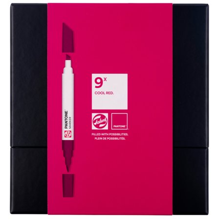 TALENS | PANTONE Marker 9-sett Cool Red