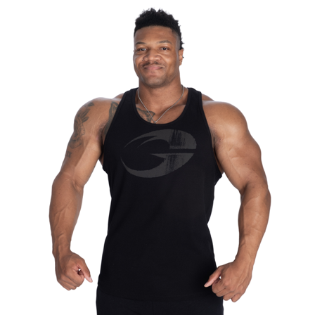Gasp Rib Essential T-Back Musta