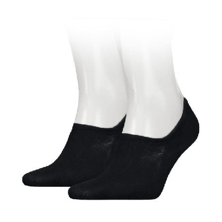 Tommy Hilfiger Mens Footie Socks 2-pack Strumpor Herr Svart 43/46