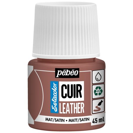 Pébéo Setacolor Cuir Leather Nahkaväri 45ml Cactus Green