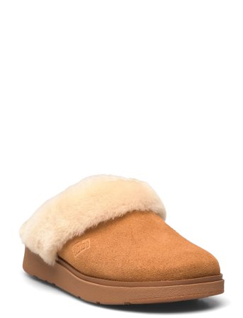 FitFlop | Gen-Ff Shearling-Collar Suede Slippers | EU40