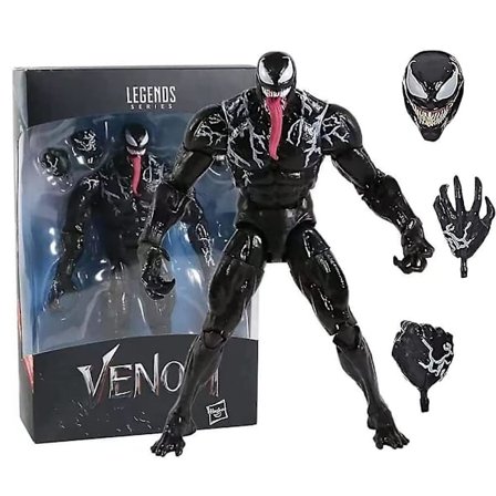 Venom Actionfigur, Rörliga Leder Leksaksfigurer Venom Samlarobjekt Modell Fans Jul Nyår Födelsedagspresent