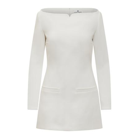 Courrèges, Short Dresses Biały, Kobieta, Rozmiar: M