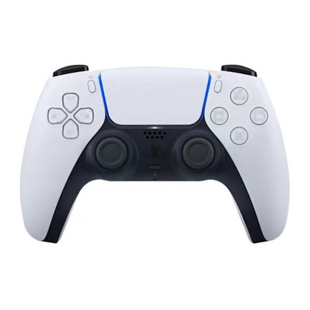 1-pakning PS Controller DoubleShock Trådløs, Håndkontroll for PlayStation 4 (PlayStation 5-design) hvit