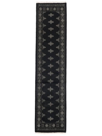 Pakistan Bokhara 3Ply Orientalisk Hallmatta Svart (Ull, Pakistan)